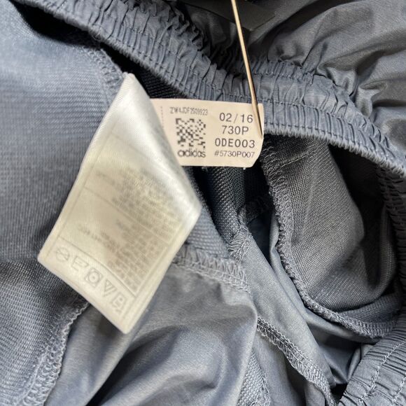 Adidas Track Pants Men 2XL Gray Zip Ankles Joggers Performance Training Athletic - Picture 15 of 15